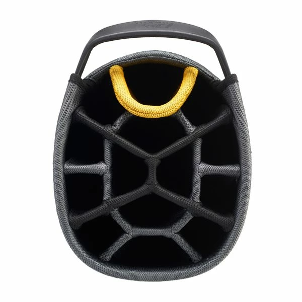 POWAKADDY PREMIUM EDITION CART BAG – BLACK / GUN METAL / YELLOW 2 POWAKADDY PREMIUM EDITION CART BAG – BLACK / GUN METAL / YELLOW - Image 2
