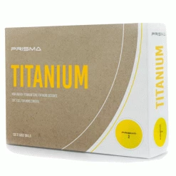 MASTERS PRISMA TITANIUM DISTANCE GOLF BALLS – YELLOW