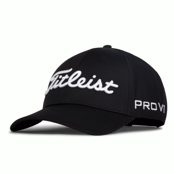TITLEIST TOUR PERFORMANCE CAP – BLACK 1 TITLEIST TOUR PERFORMANCE CAP – BLACK