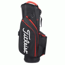 TITLEIST CART 14 GOLF CART TROLLEY BAG – BLACK / RED -BALLS Sales Store 2022 Cart 14 Black Black Re 600x600 1