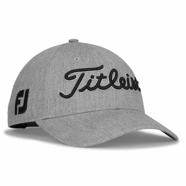 TITLEIST TOUR CLASSIC CAP – HEATHER GREY / BLACK 2 TITLEIST TOUR CLASSIC CAP – HEATHER GREY / BLACK - Image 2