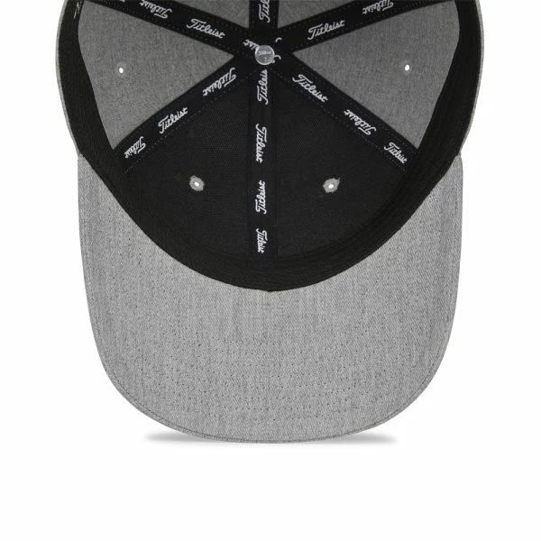 TITLEIST TOUR CLASSIC CAP – HEATHER GREY / BLACK 5 TITLEIST TOUR CLASSIC CAP – HEATHER GREY / BLACK - Image 5