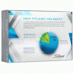 TITLEIST VELOCITY GOLF BALLS – BLUE +FREE TITLEIST TUMBLER FLASK -BALLS Sales Store 2022 Velocity Dozen Back Wh 1 600x600 1