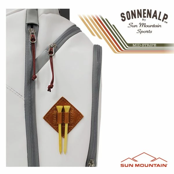 SUN MOUNTAIN Sonnenalp™ MID STRIPE GOLF STAND BAG – BLACK / GUNMETAL / RED 6 SUN MOUNTAIN Sonnenalp™ MID STRIPE GOLF STAND BAG – BLACK / GUNMETAL / RED - Image 6