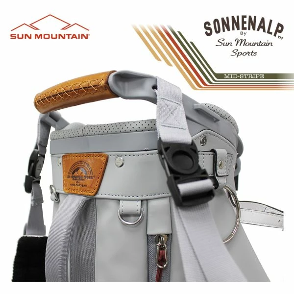 SUN MOUNTAIN Sonnenalp™ MID STRIPE GOLF STAND BAG – NAVY / FROST 3 SUN MOUNTAIN Sonnenalp™ MID STRIPE GOLF STAND BAG – NAVY / FROST - Image 3