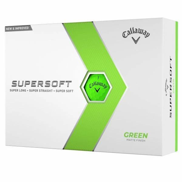 CALLAWAY 2023 SUPERSOFT GOLF BALLS – GREEN 1 CALLAWAY 2023 SUPERSOFT GOLF BALLS – GREEN