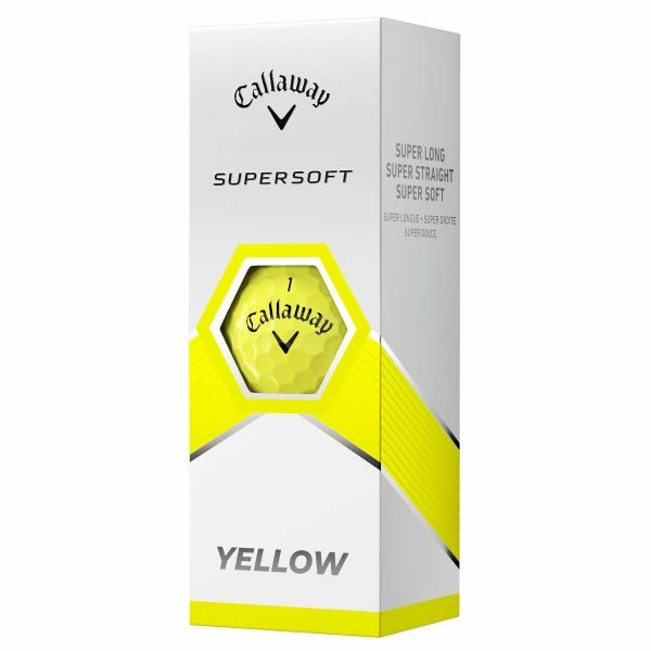 CALLAWAY 2023 SUPERSOFT GOLF BALLS – YELLOW 4 CALLAWAY 2023 SUPERSOFT GOLF BALLS – YELLOW - Image 4