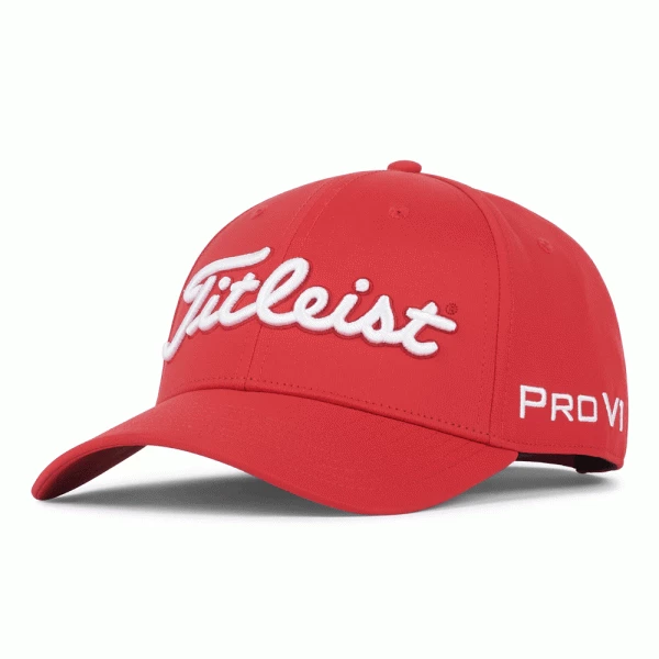 TITLEIST TOUR PERFORMANCE CAP – RED 1 TITLEIST TOUR PERFORMANCE CAP – RED