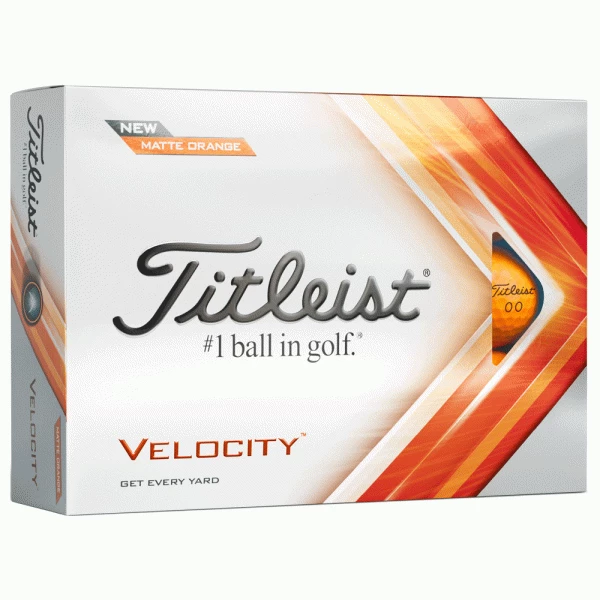 TITLEIST VELOCITY GOLF BALLS – ORANGE +FREE TITLEIST TUMBLER FLASK 1 TITLEIST VELOCITY GOLF BALLS – ORANGE +FREE TITLEIST TUMBLER FLASK