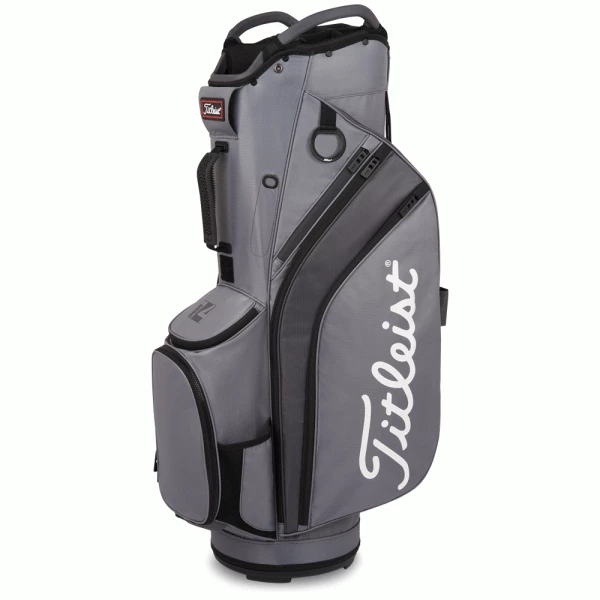 TITLEIST CART 14 GOLF CART BAG – CHARCOAL / GRAPHITE / BLACK 1 TITLEIST CART 14 GOLF CART BAG – CHARCOAL / GRAPHITE / BLACK
