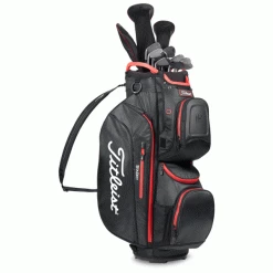 TITLEIST STADRY 15 GOLF CART BAG – BLACK / RED 8 TITLEIST STADRY 15 GOLF CART BAG – BLACK / RED -BALLS Sales Store 5 2022 Cart 15 StaDry Black 600x600 1