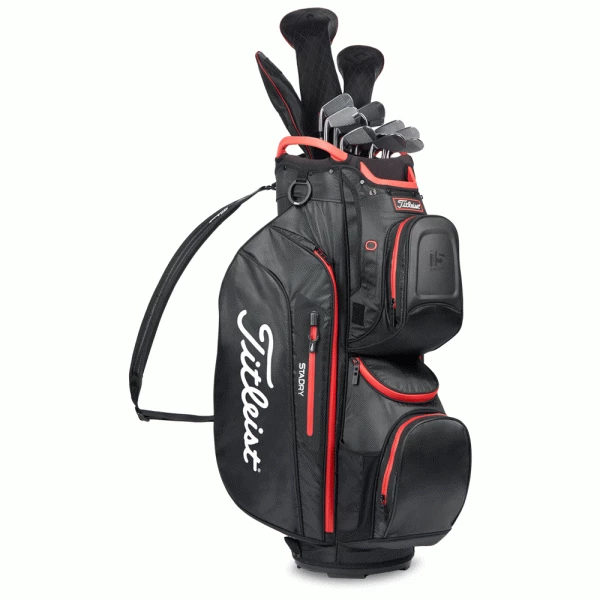 TITLEIST STADRY 15 GOLF CART BAG – BLACK / RED 4 TITLEIST STADRY 15 GOLF CART BAG – BLACK / RED - Image 4