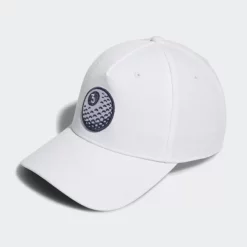 ADIDAS BALLER GOLF CAP – WHITE – ONE SIZE FITS MOST
