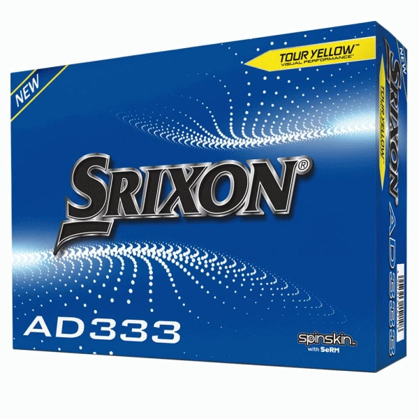 SRIXON 2023 AD333 GOLF BALLS – YELLOW 1 SRIXON 2023 AD333 GOLF BALLS – YELLOW