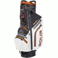 BIG MAX AQUA SPORT 3 WATERPROOF GOLF CART TROLLEY BAG β WHITE / BLACK / ORANGE