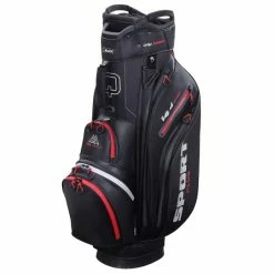 BIG MAX DRILITE SPORT PLUS GOLF CART TROLLEY BAG – BLACK / RED