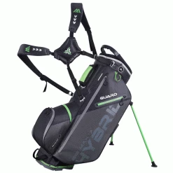 BIG MAX DRILITE HYBRID GOLF STAND CARRY BAG – CHARCOAL / LIME