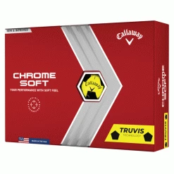 CALLAWAY 2023 CHROME SOFT TRUVIS GOLF BALLS – YELLOW