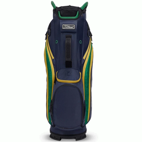 TITLEIST 2023 CART 14 GOLF CART TROLLEY BAG SHAMROCK COLLECTION – NAVY / GREEN / GOLD 2 TITLEIST 2023 CART 14 GOLF CART TROLLEY BAG SHAMROCK COLLECTION – NAVY / GREEN / GOLD - Image 2