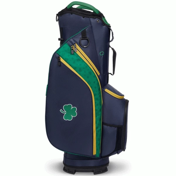 TITLEIST 2023 CART 14 GOLF CART TROLLEY BAG SHAMROCK COLLECTION – NAVY / GREEN / GOLD 3 TITLEIST 2023 CART 14 GOLF CART TROLLEY BAG SHAMROCK COLLECTION – NAVY / GREEN / GOLD - Image 3