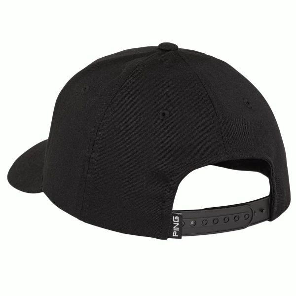 PING CLUBHOUSE GOLF CAP – BLACK 2 PING CLUBHOUSE GOLF CAP – BLACK - Image 2