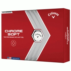 CALLAWAY 2023 CHROME SOFT GOLF BALLS – WHITE