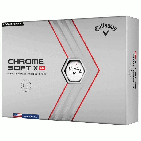 CALLAWAY 2023 CHROME SOFT X-LS GOLF BALLS – WHITE 1 CALLAWAY 2023 CHROME SOFT X-LS GOLF BALLS – WHITE