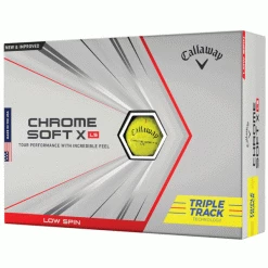 CALLAWAY 2023 CHROME SOFT X-LS TRIPLE TRACK GOLF BALLS – YELLOW