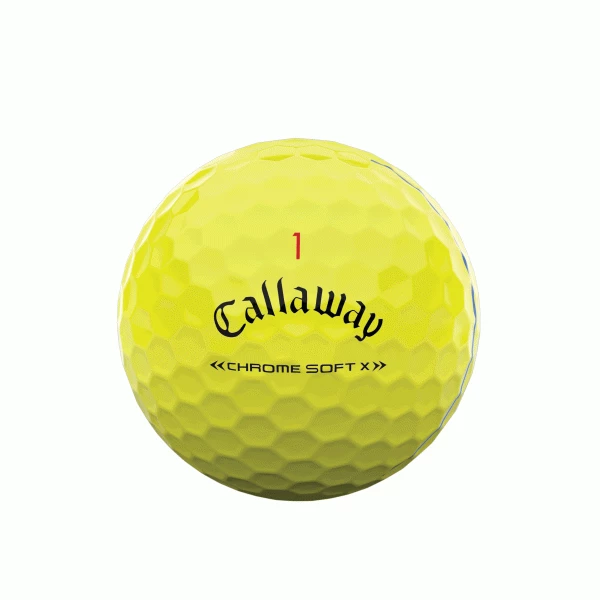 CALLAWAY 2023 CHROME SOFT X TRIPLE TRACK GOLF BALLS – YELLOW 2 CALLAWAY 2023 CHROME SOFT X TRIPLE TRACK GOLF BALLS – YELLOW - Image 2