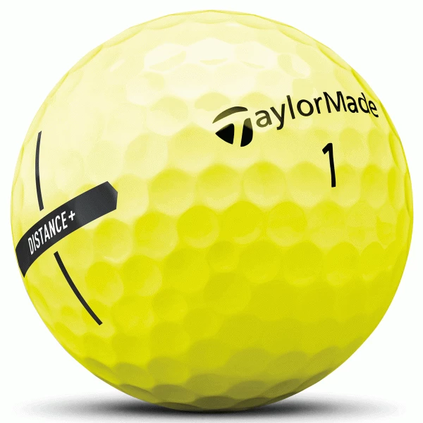 TAYLORMADE DISTANCE+ GOLF BALLS – YELLOW 2 TAYLORMADE DISTANCE+ GOLF BALLS – YELLOW - Image 2