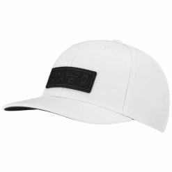 TAYLORMADE DJ PATCH LOGO PERFORMANCE GOLF CAP – WHITE