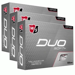 WILSON STAFF DUO SOFT+ GOLF BALLS β WHITE / 3 FOR 2