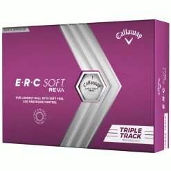 CALLAWAY 2023 ERC SOFT REVA TRIPLE TRACK GOLF BALLS – WHITE