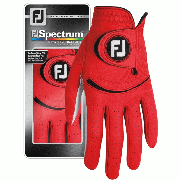 FOOTJOY SPECTRUM GOLF GLOVE – RED 2 FOOTJOY SPECTRUM GOLF GLOVE – RED - Image 2