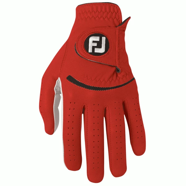 FOOTJOY SPECTRUM GOLF GLOVE – RED 1 FOOTJOY SPECTRUM GOLF GLOVE – RED