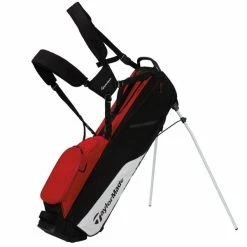 TAYLORMADE FLEXTECH LITE GOLF STAND CARRY BAG – BLACK / RED / WHITE