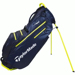 TAYLORMADE FLEXTECH STORM-DRY GOLF STAND CARRY BAG β NAVY / YELLOW