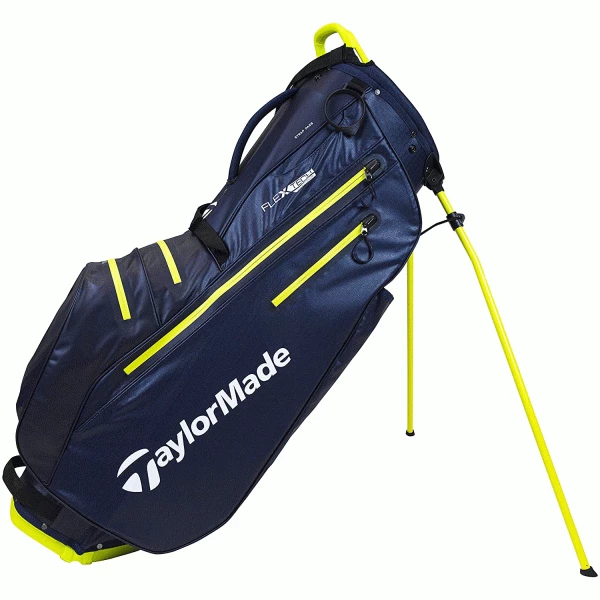 TAYLORMADE FLEXTECH STORM-DRY GOLF STAND CARRY BAG – NAVY / YELLOW 1 TAYLORMADE FLEXTECH STORM-DRY GOLF STAND CARRY BAG – NAVY / YELLOW