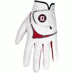 FOOTJOY GTXTREME ALL WEATHER GOLF GLOVE – WHITE / RED