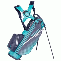SUN MOUNTAIN 2023 H2NO LITE GOLF STAND BAG – BERMUDA / NAVY / WHITE