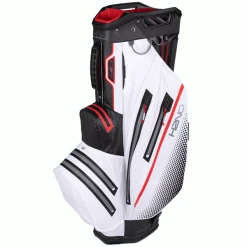 SUN MOUNTAIN 2023 H2NO LITE WATERPROOF GOLF CART BAG – BLACK / WHITE / RED