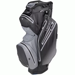 SUN MOUNTAIN 2023 H2NO STAFF WATERPROOF GOLF CART BAG – BLACK / NICKEL / CADET