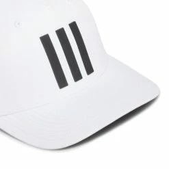 ADIDAS TOUR HAT 3 STRIPE GOLF CAP – WHITE -BALLS Sales Store H57169 3 HARDWARE Photography Detail View 1 white 600x600 1
