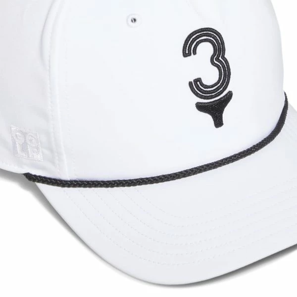 ADIDAS TEE TIME 5 PANEL GOLF CAP – WHITE – ONE SIZE FITS MOST 4 ADIDAS TEE TIME 5 PANEL GOLF CAP – WHITE – ONE SIZE FITS MOST - Image 4
