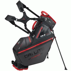 BIG MAX DRILITE HYBRID TOUR STAND BAG β CHARCOAL / BLACK / RED