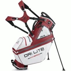BIG MAX DRILITE HYBRID TOUR STAND BAG β WHITE / MERLOT