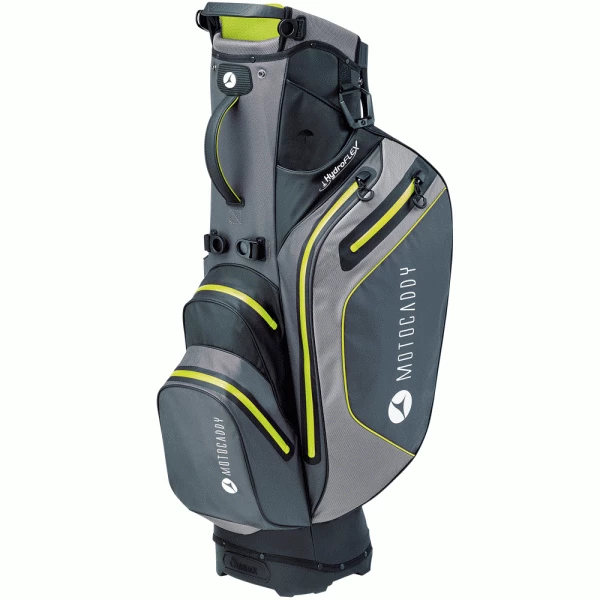 MOTOCADDY HYDROFLEX GOLF STAND CART BAG – CHARCOAL / LIME 2 MOTOCADDY HYDROFLEX GOLF STAND CART BAG – CHARCOAL / LIME - Image 2