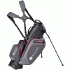 MOTOCADDY HYDROFLEX GOLF STAND CART BAG – CHARCOAL / RED