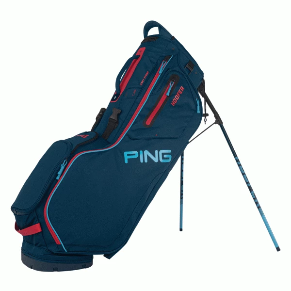 PING HOOFER GOLF STAND CARRY BAG – NAVY / RED / BLUE 1 PING HOOFER GOLF STAND CARRY BAG – NAVY / RED / BLUE