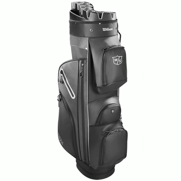 WILSON STAFF 2023 I-LOCK DRY GOLF CART BAG – BLACK / SILVER 2 WILSON STAFF 2023 I-LOCK DRY GOLF CART BAG – BLACK / SILVER - Image 2